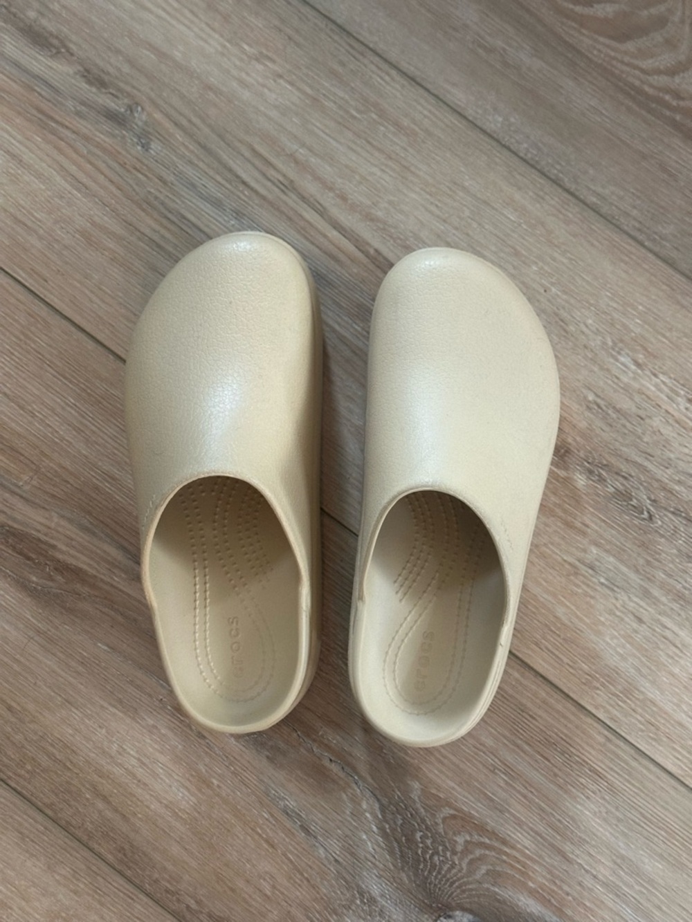 Crocs dylan platform Clog Mule Beige